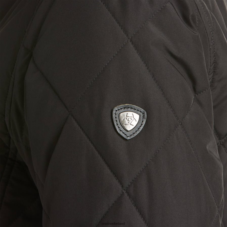 zwart Atlas-bomberjack Ariat vrouwen topjes PJ26LN3632