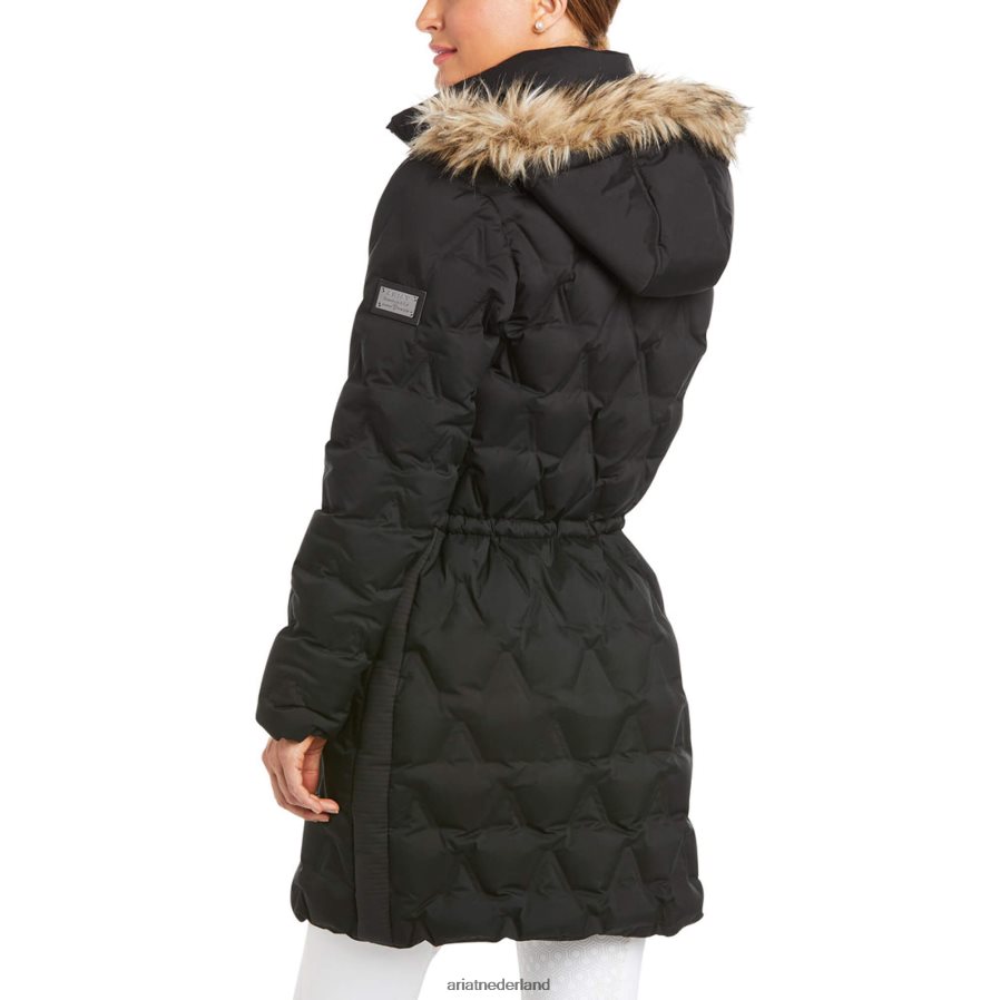 zwart Barrow geïsoleerde donsjas Ariat vrouwen topjes PJ26LN3691