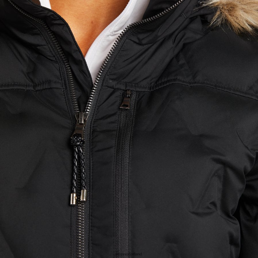 zwart Barrow geïsoleerde donsjas Ariat vrouwen topjes PJ26LN3691
