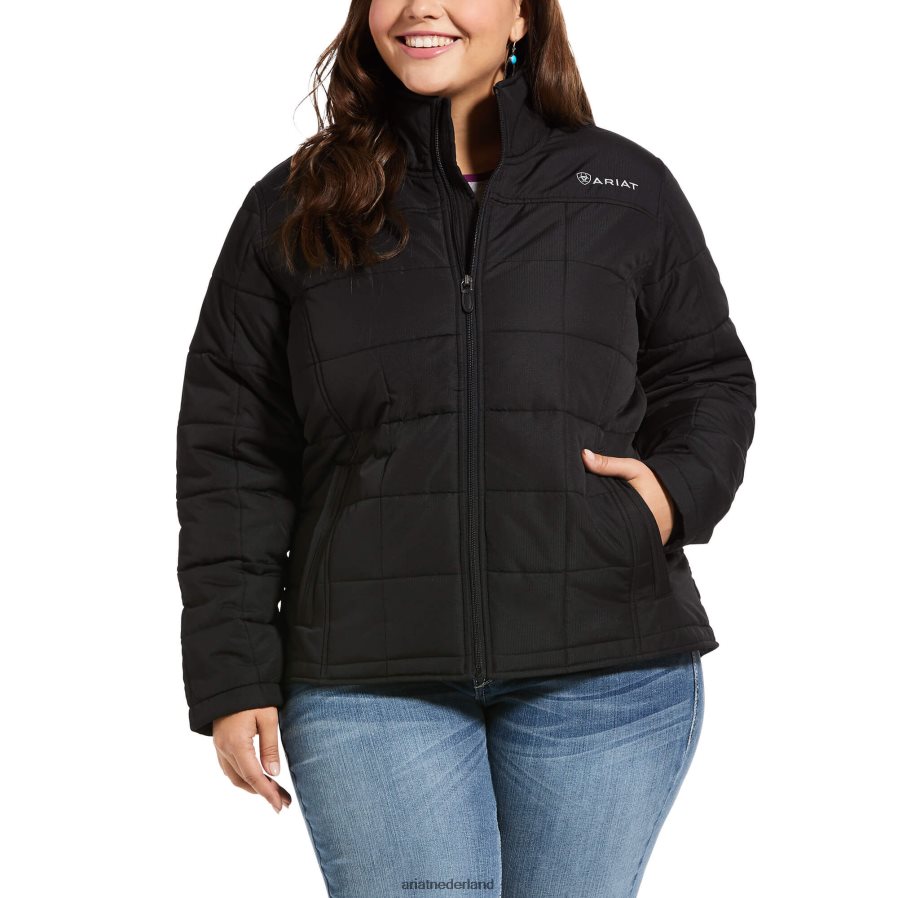 zwart Crius geïsoleerde jas Ariat vrouwen topjes PJ26LN3480