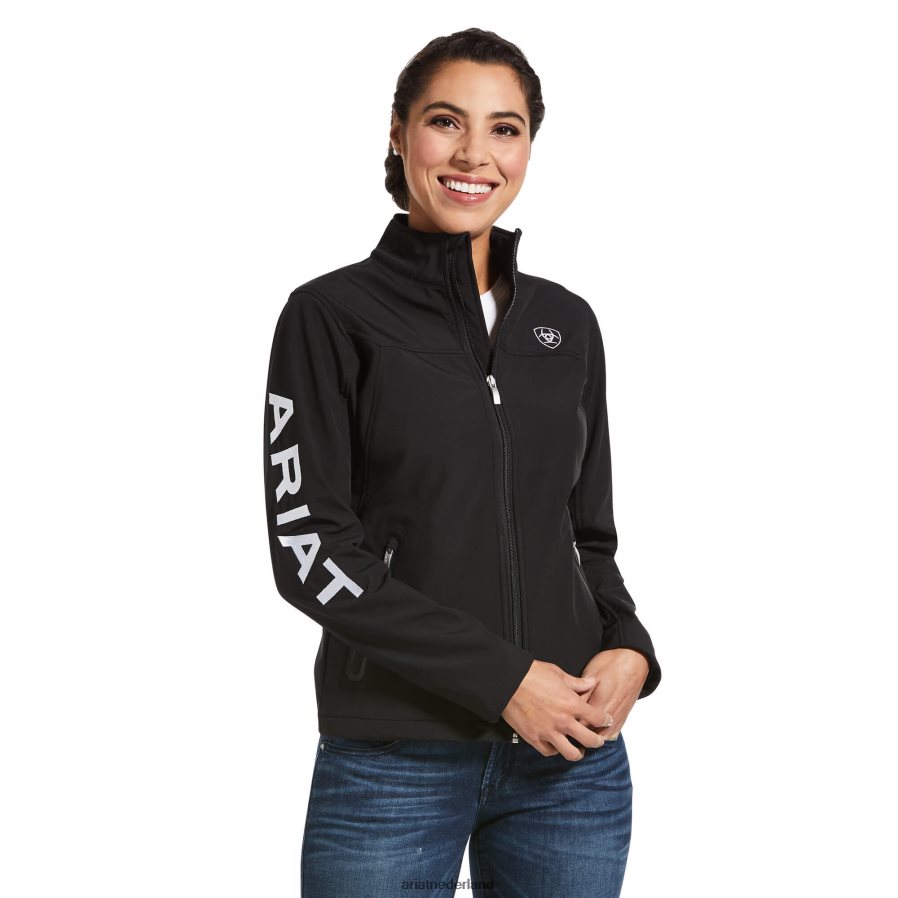 zwart klassiek team usa/mex softshelljack Ariat vrouwen topjes PJ26LN3484