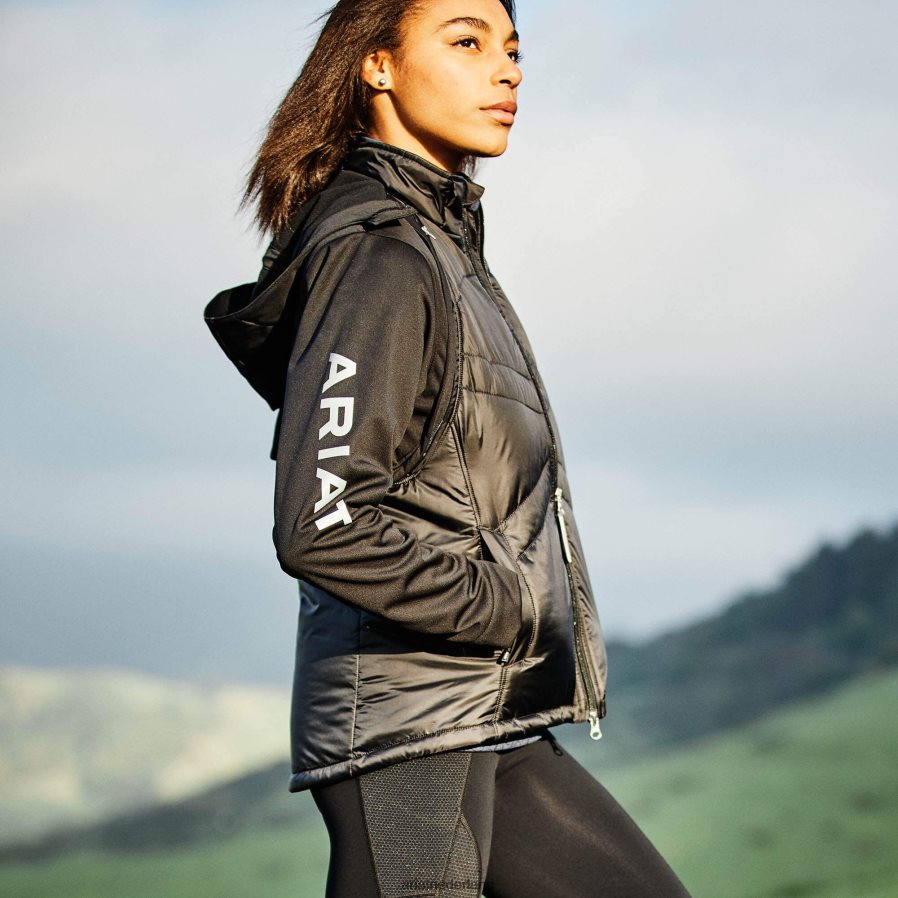 zwart reageer jas Ariat vrouwen topjes PJ26LN3599