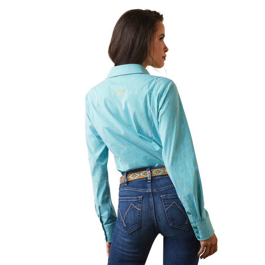 Susanna controleren kreukbestendig kirby stretchshirt Ariat vrouwen topjes PJ26LN2800