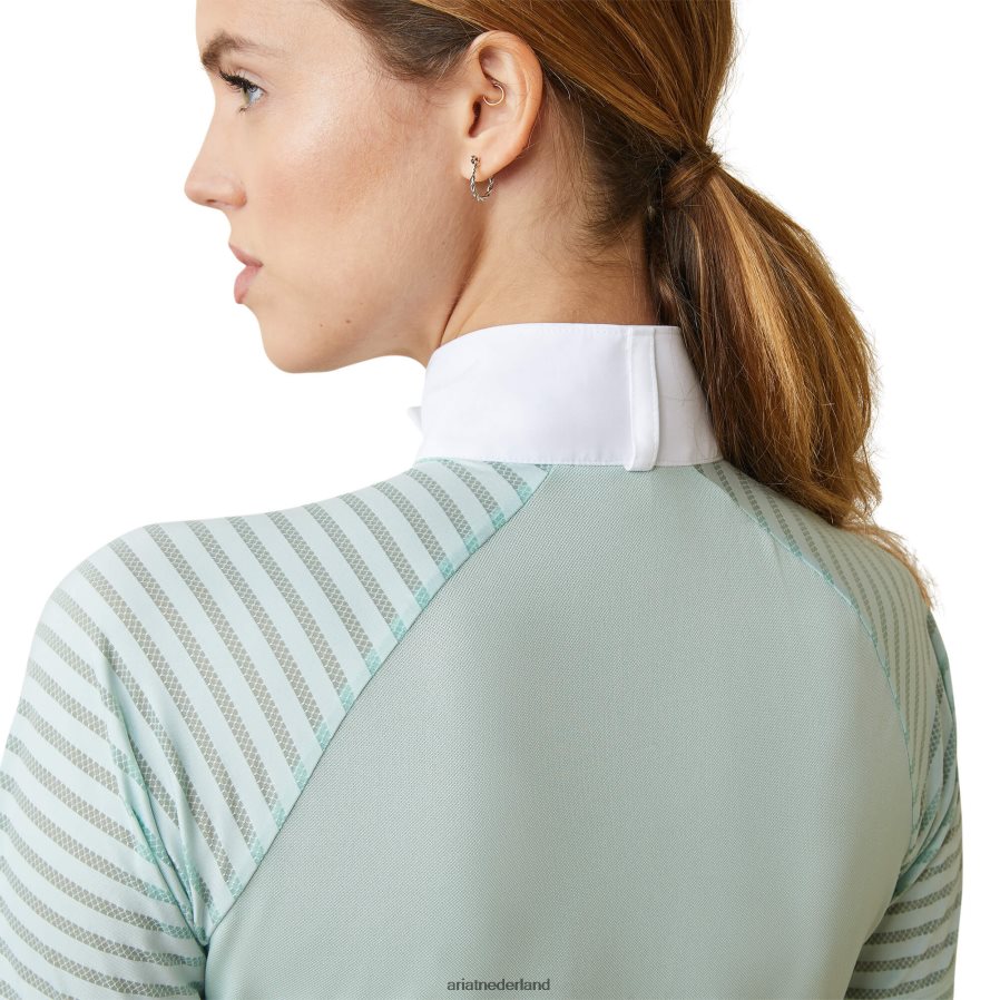 aqua-schuim aptos vent wedstrijdshirt Ariat vrouwen topjes PJ26LN3699