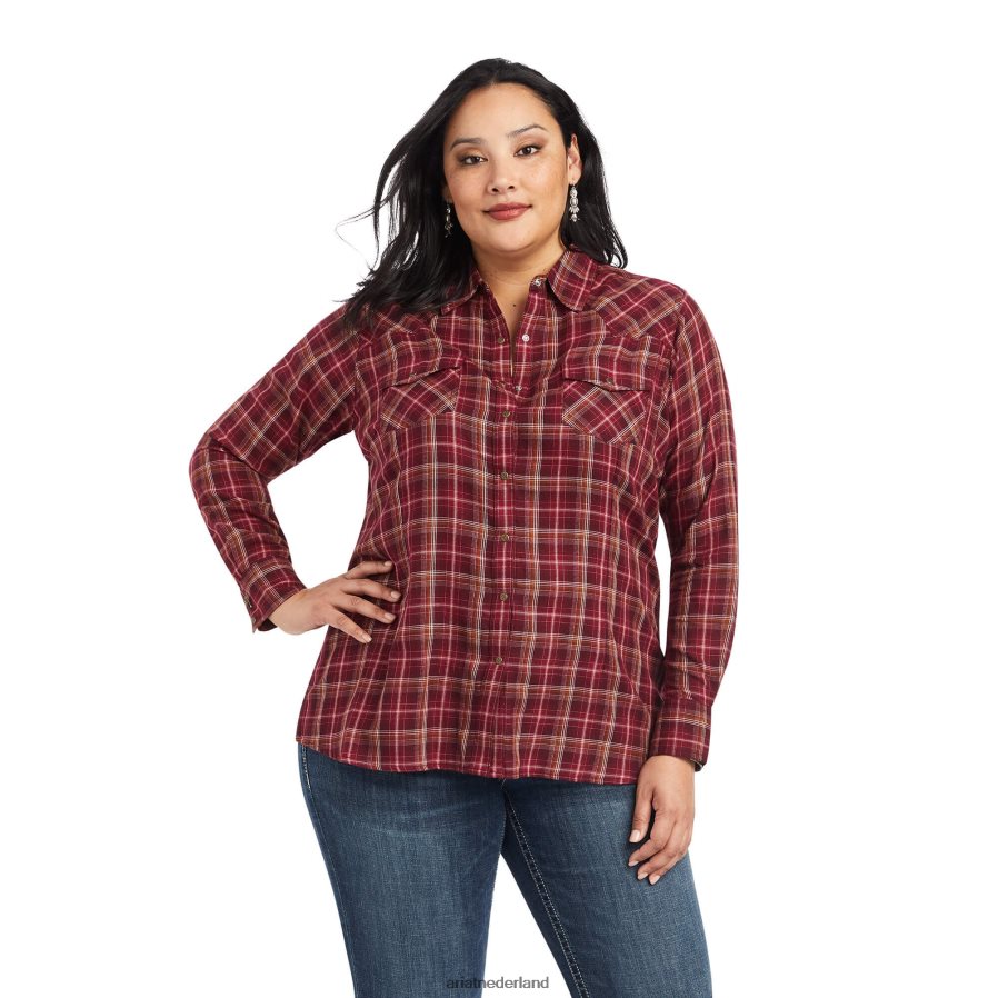 baanbrekende plaid echt trailblaze-shirt Ariat vrouwen topjes PJ26LN2845