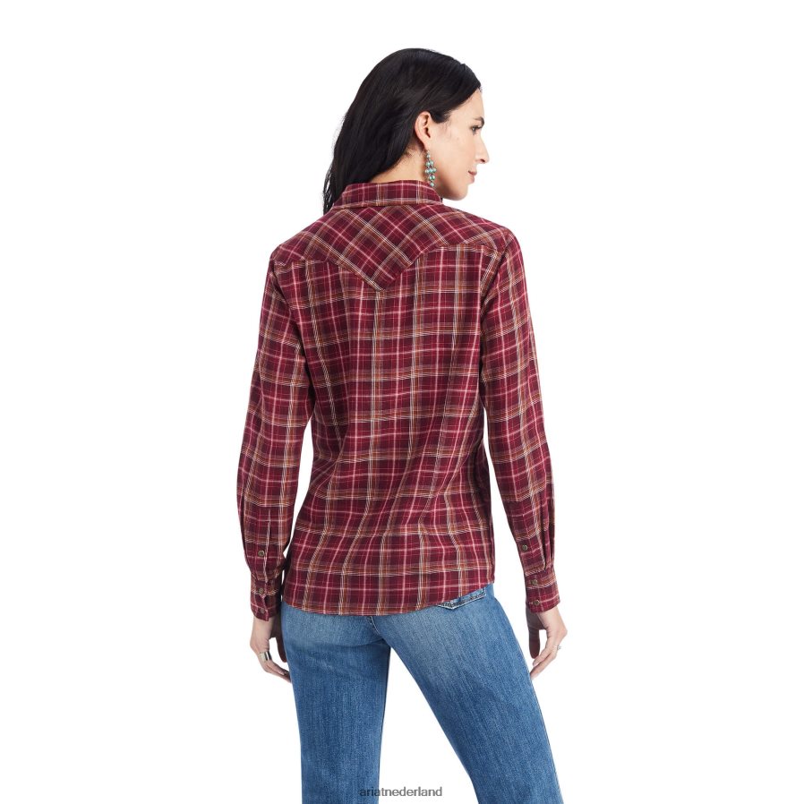 baanbrekende plaid echt trailblaze-shirt Ariat vrouwen topjes PJ26LN2845
