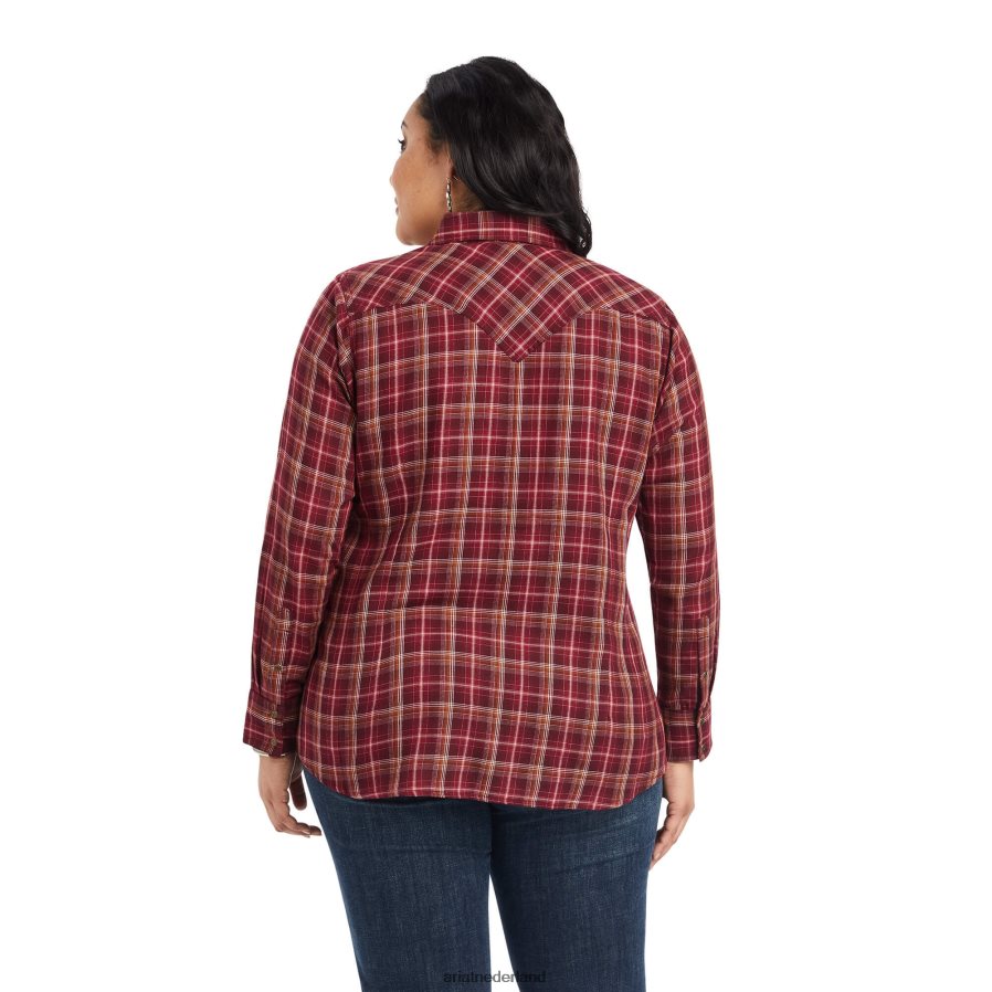 baanbrekende plaid echt trailblaze-shirt Ariat vrouwen topjes PJ26LN2845