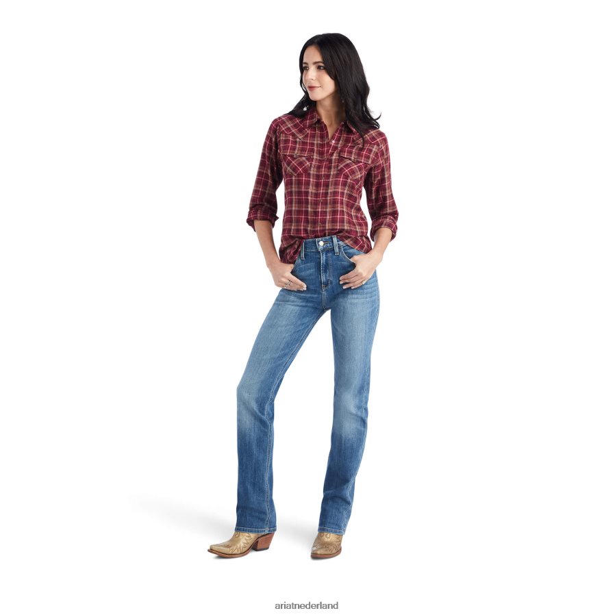 baanbrekende plaid echt trailblaze-shirt Ariat vrouwen topjes PJ26LN2845