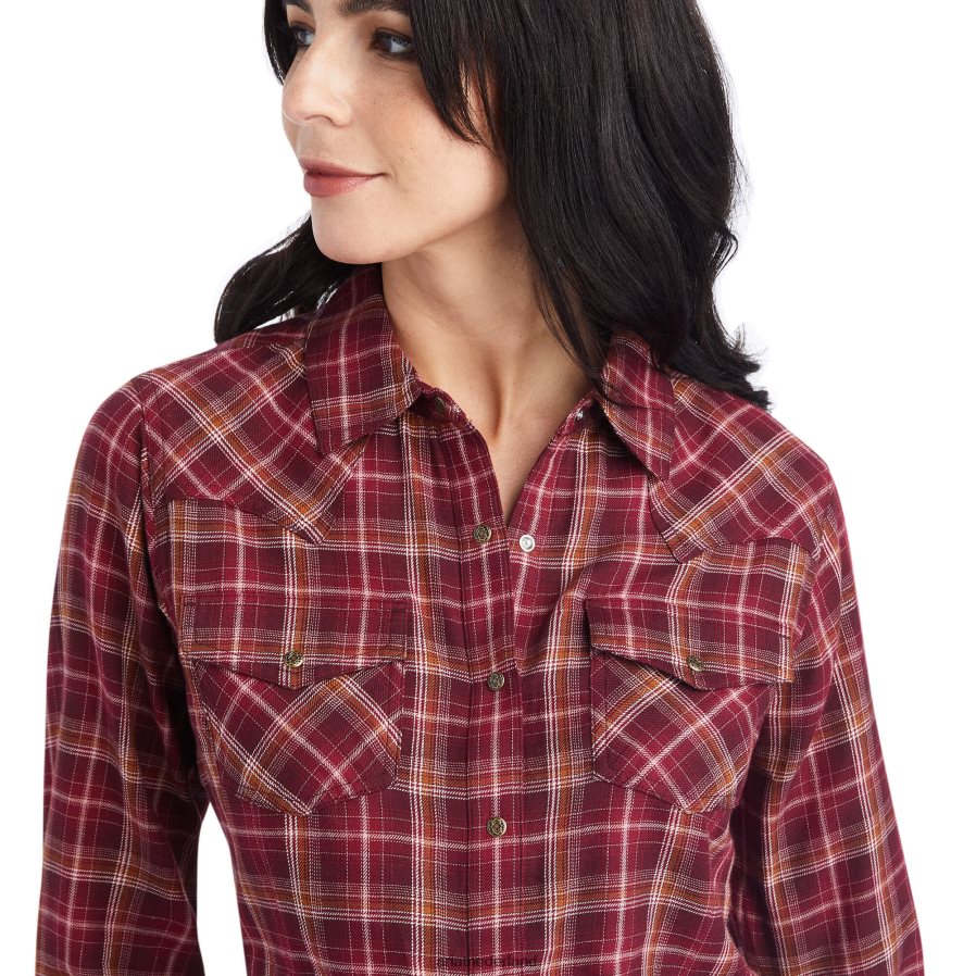 baanbrekende plaid echt trailblaze-shirt Ariat vrouwen topjes PJ26LN2845