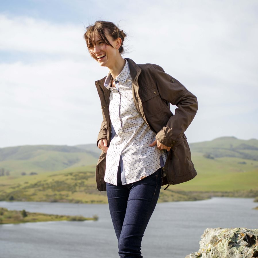 beetje afdrukken tomales overhemd Ariat vrouwen topjes PJ26LN3170