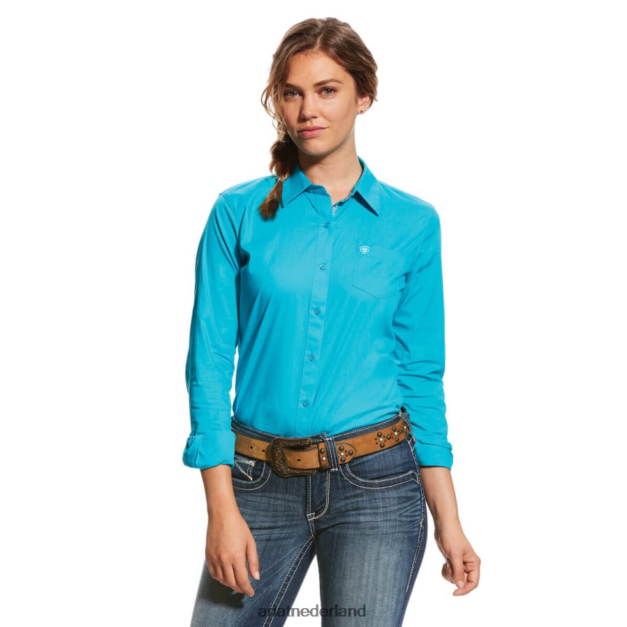 blauwe vogel Kirby stretchshirt Ariat vrouwen topjes PJ26LN2865
