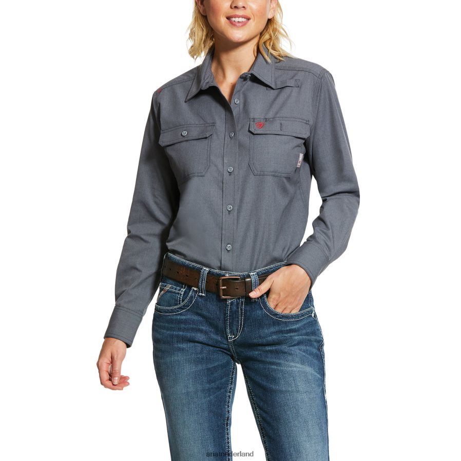 brons fr vederlicht werkshirt Ariat vrouwen topjes PJ26LN3709