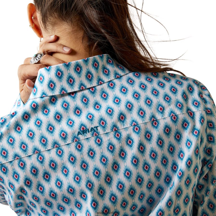 dag dromer kreukbestendig kirby stretchshirt Ariat vrouwen topjes PJ26LN2926