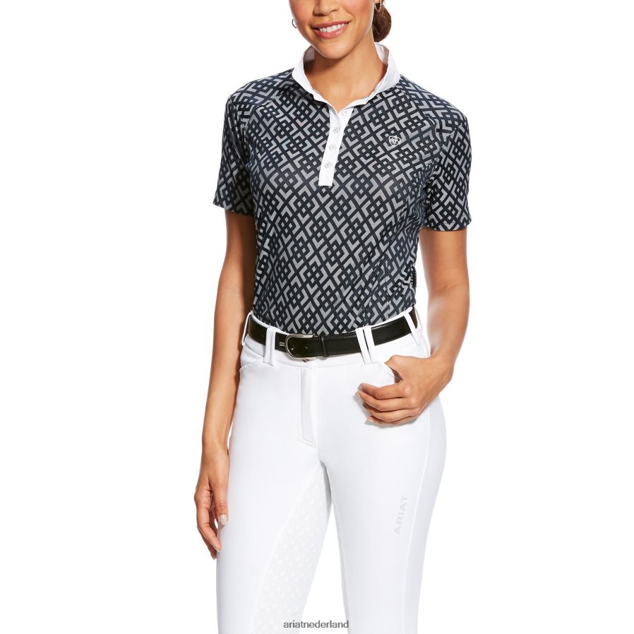 donkerste saffier showstopper showshirt Ariat vrouwen topjes PJ26LN3702