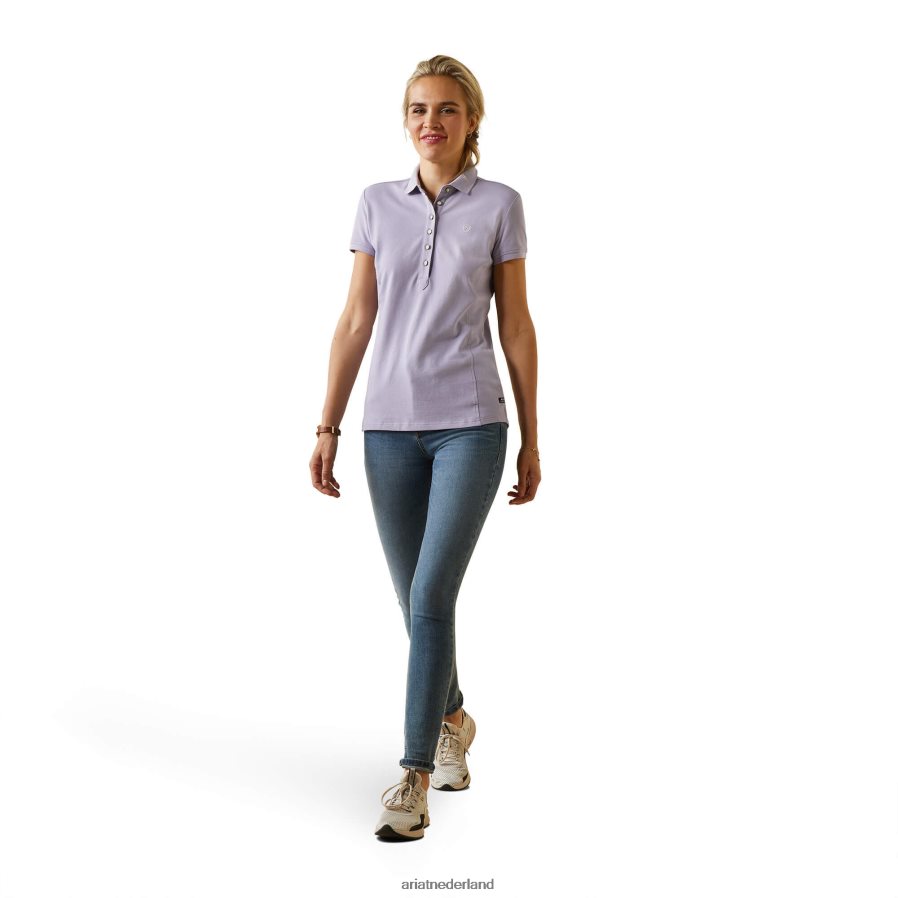 erfstuk lila prijs 2.0 poloshirt Ariat vrouwen topjes PJ26LN3208