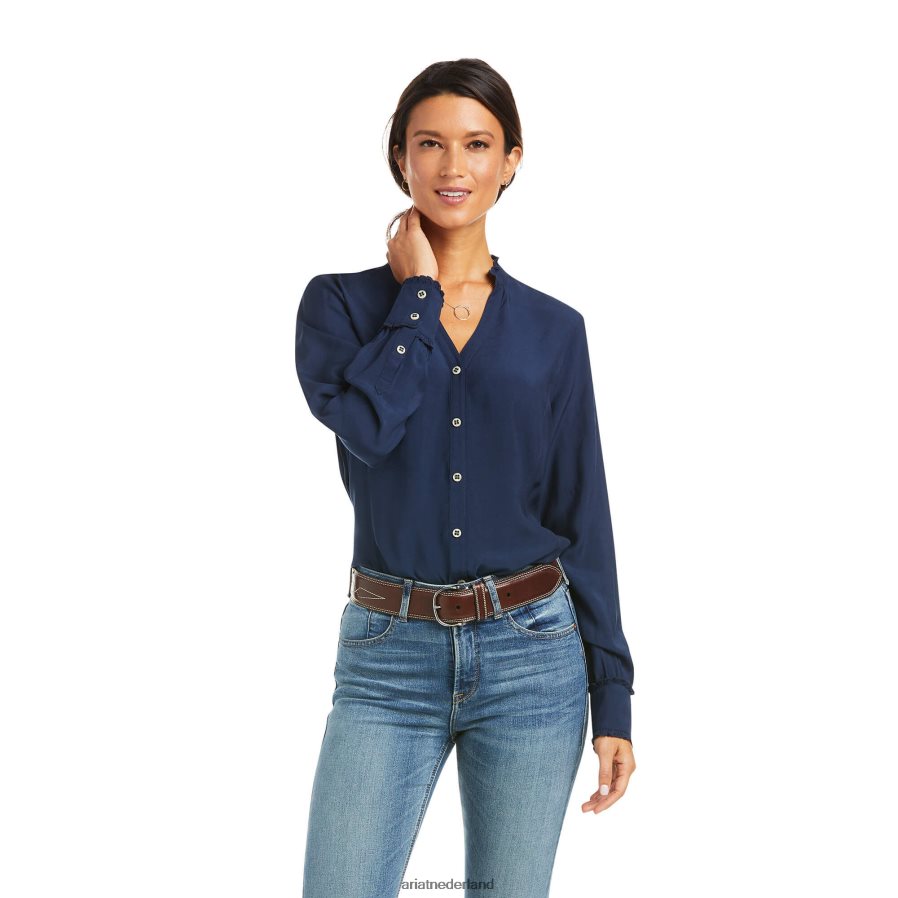 marine Clara blouse Ariat vrouwen topjes PJ26LN3154