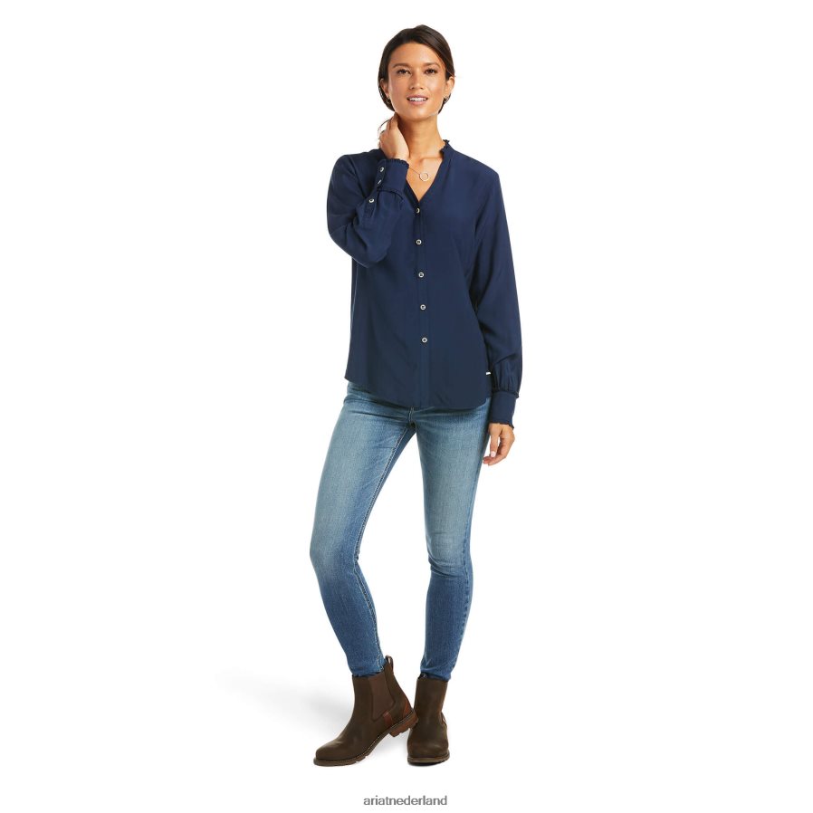 marine Clara blouse Ariat vrouwen topjes PJ26LN3154
