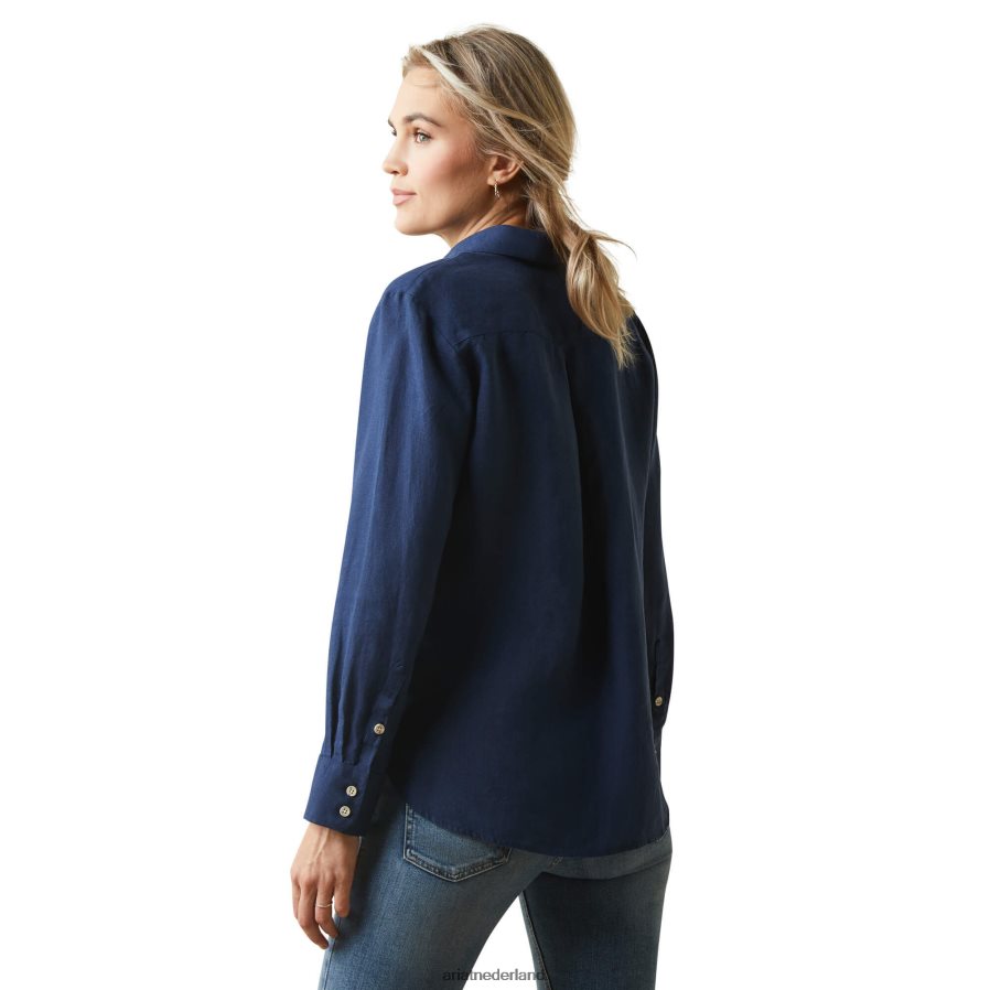 marine cazadero-blouse Ariat vrouwen topjes PJ26LN2791