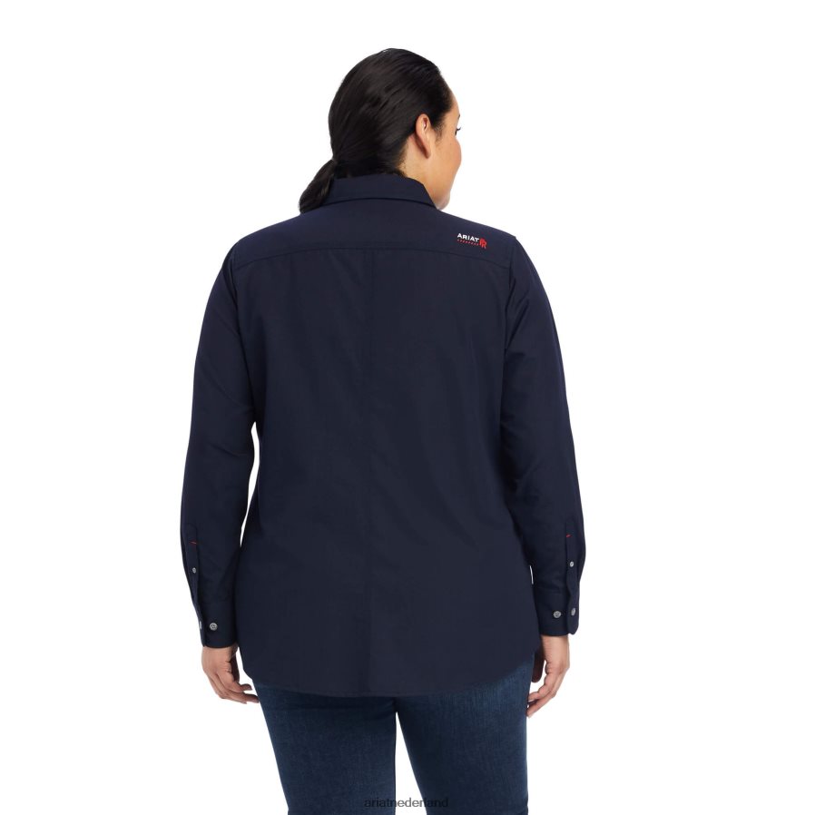 marine fr vederlicht werkshirt Ariat vrouwen topjes PJ26LN3054