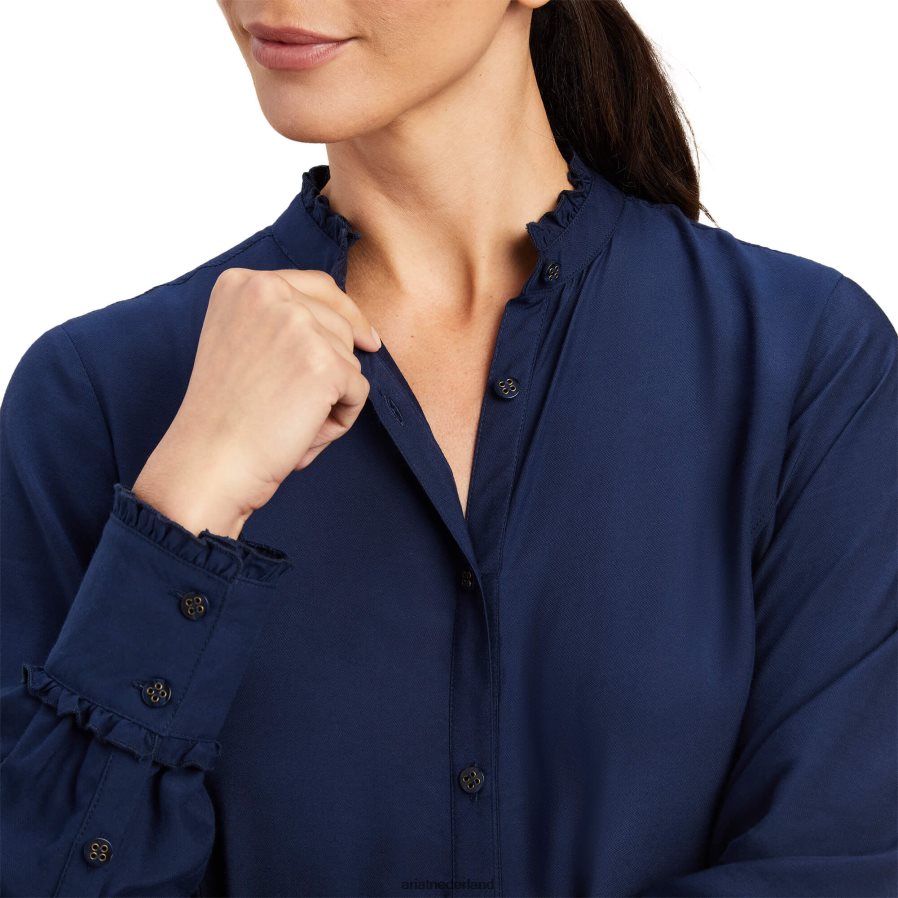 marine klaroen blouse Ariat vrouwen topjes PJ26LN3025