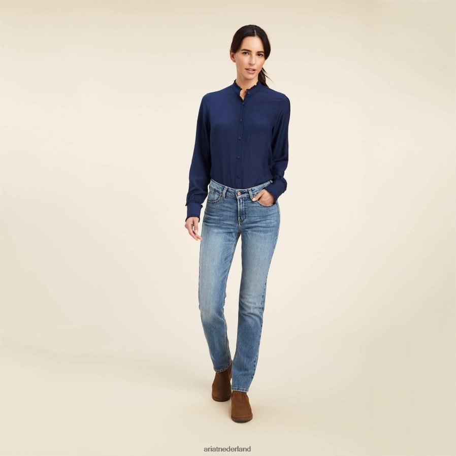 marine klaroen blouse Ariat vrouwen topjes PJ26LN3025