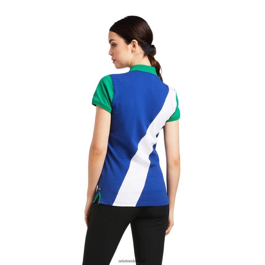 mazarine blauw/pooltafel taryn polo Ariat vrouwen topjes PJ26LN3206