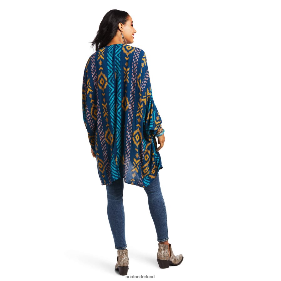 meerdere afdrukken ella kimono-omslagdoek Ariat vrouwen topjes PJ26LN3289