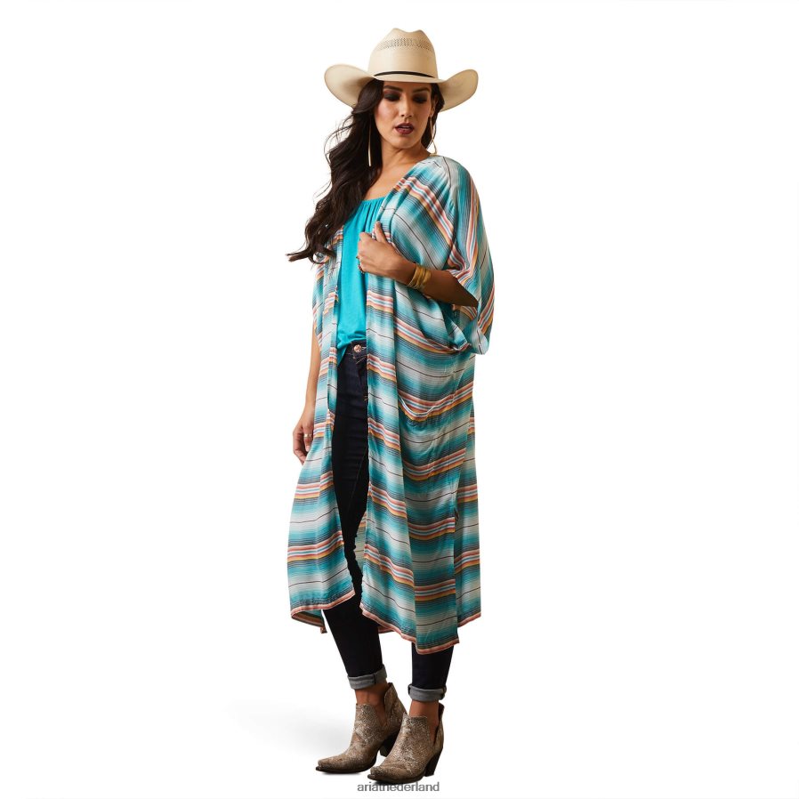 meerdere afdrukken josie kimono-omslagdoek Ariat vrouwen topjes PJ26LN3240