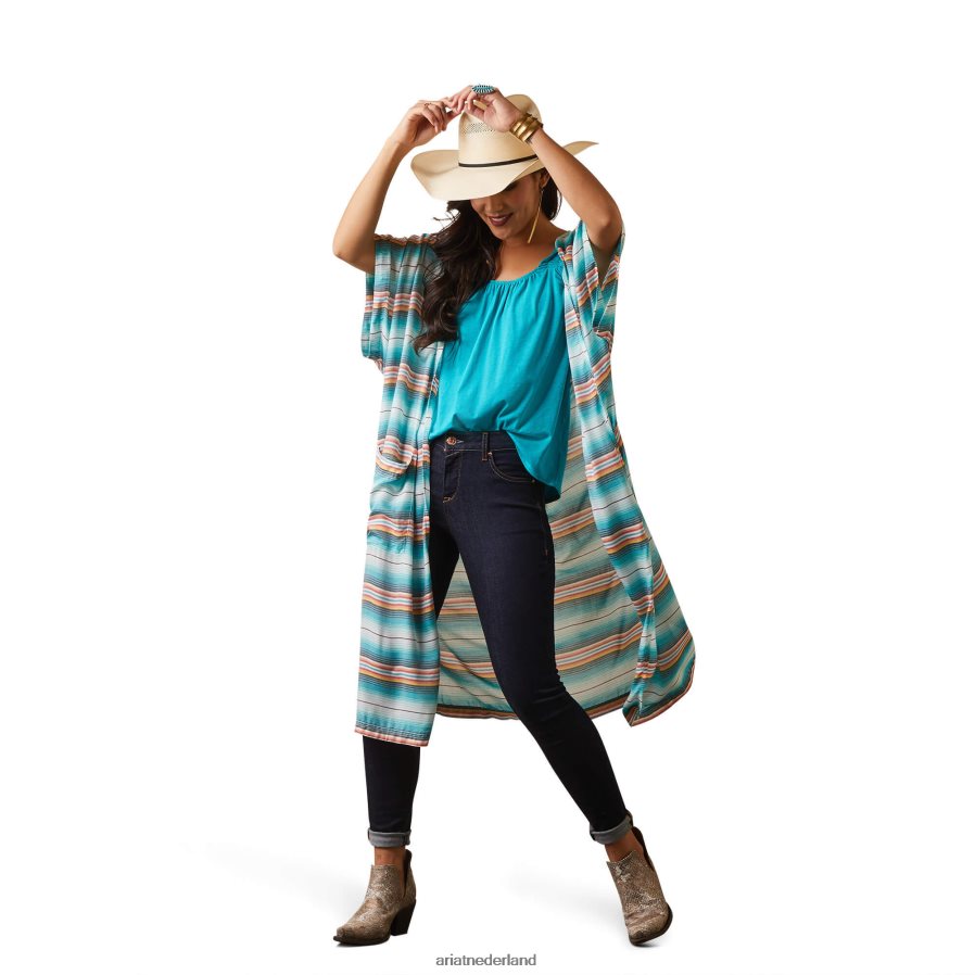 meerdere afdrukken josie kimono-omslagdoek Ariat vrouwen topjes PJ26LN3240