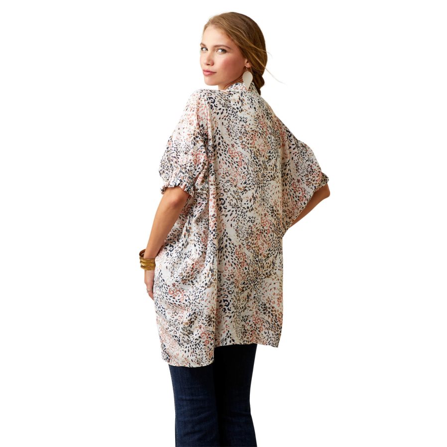 meerdere afdrukken zoete lente kimono omslagdoek Ariat vrouwen topjes PJ26LN3285