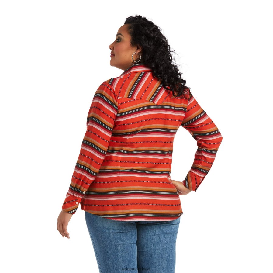 oase serape echt overhemd Ariat vrouwen topjes PJ26LN3158