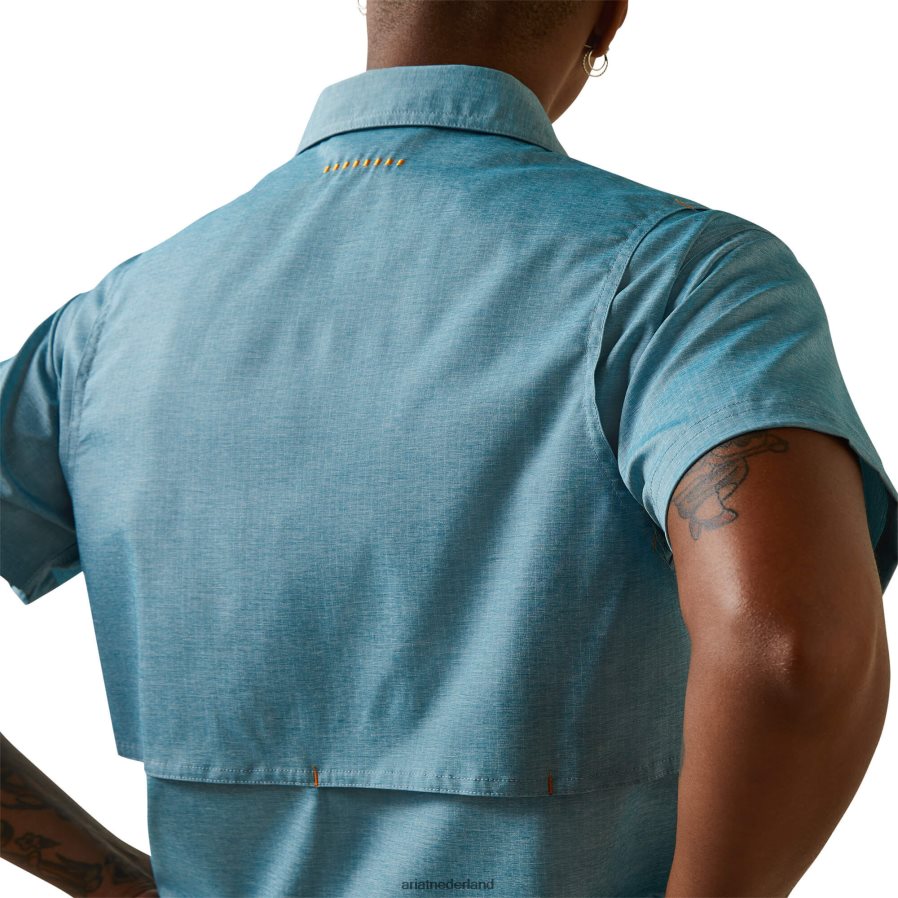 ridderspoor heide Van wapening gemaakt, stoer venttek durastretch werkshirt Ariat vrouwen topjes PJ26LN2990