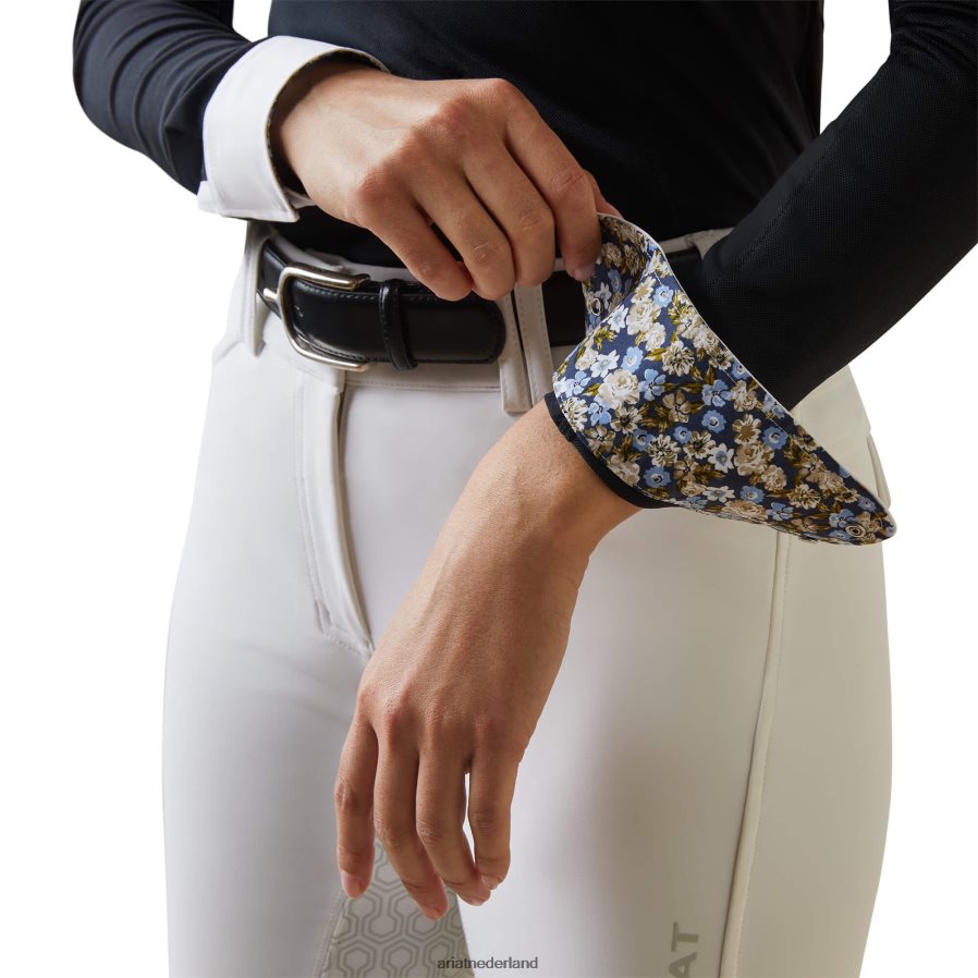 toon marine/ashton sunstopper pro 2.0 wedstrijdshirt Ariat vrouwen topjes PJ26LN3667