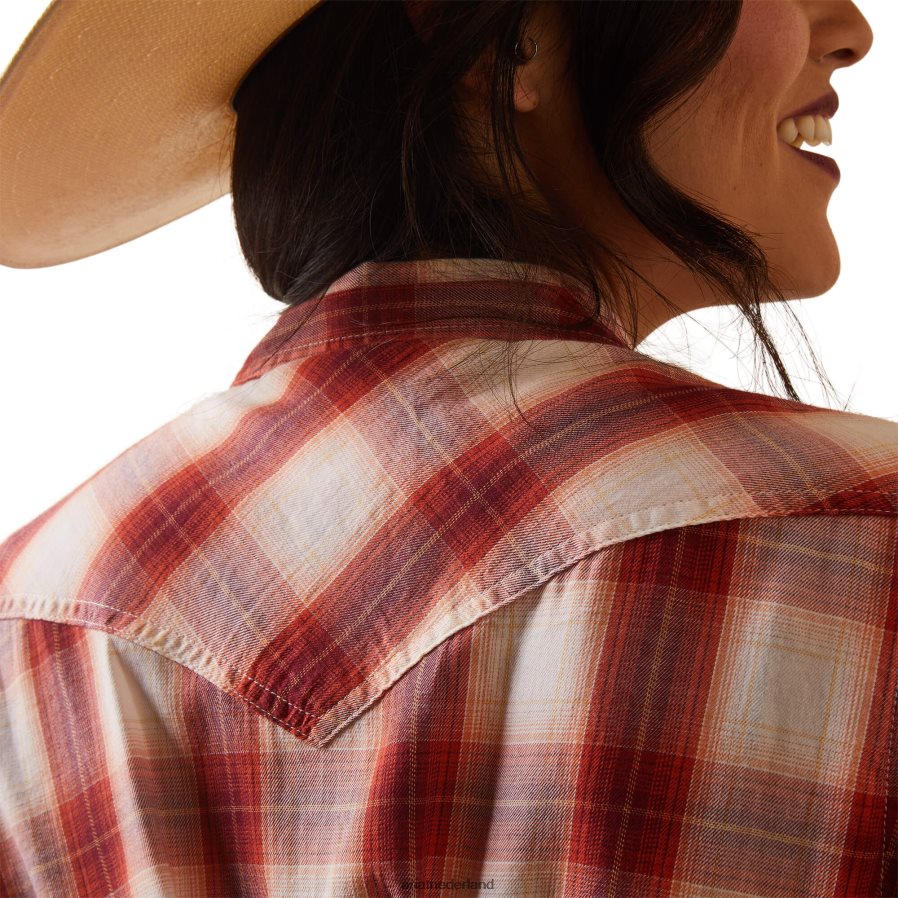 tulsa plaid tulsa overhemd Ariat vrouwen topjes PJ26LN3276