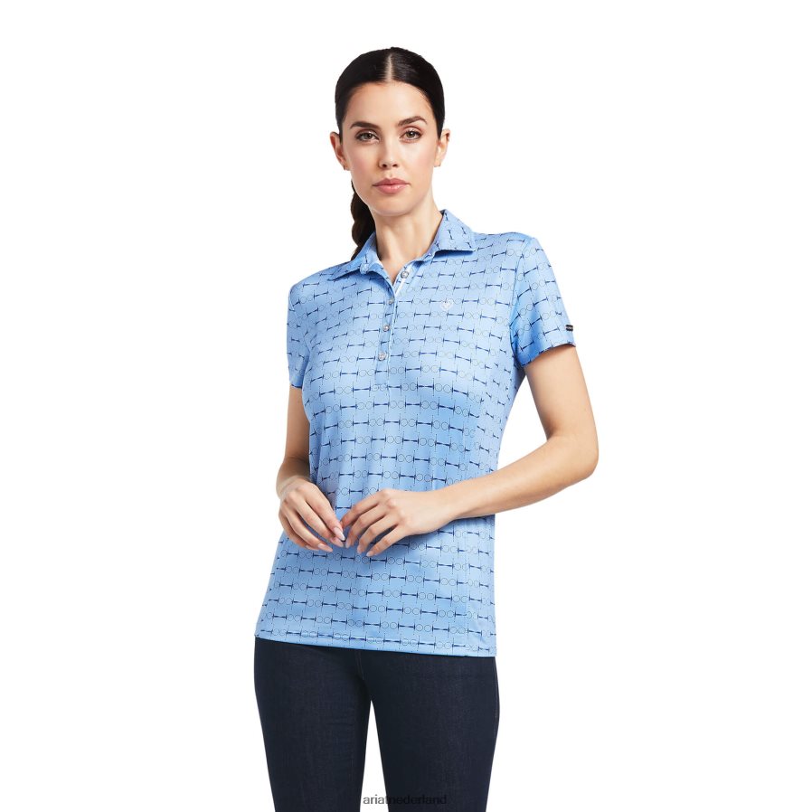 volledige wangafdruk motief polo Ariat vrouwen topjes PJ26LN3220