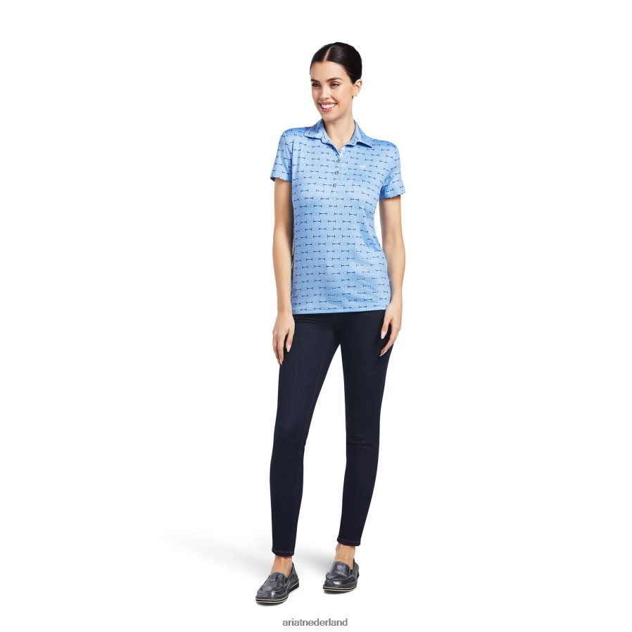 volledige wangafdruk motief polo Ariat vrouwen topjes PJ26LN3220