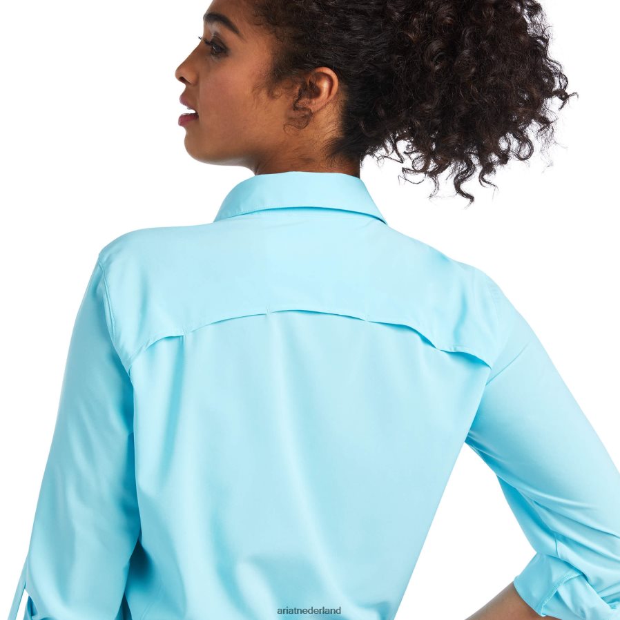 vrijgezellenknop venttek stretchshirt Ariat vrouwen topjes PJ26LN2776