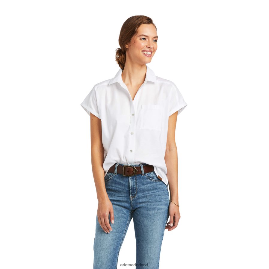wit Zenith-shirt Ariat vrouwen topjes PJ26LN3204