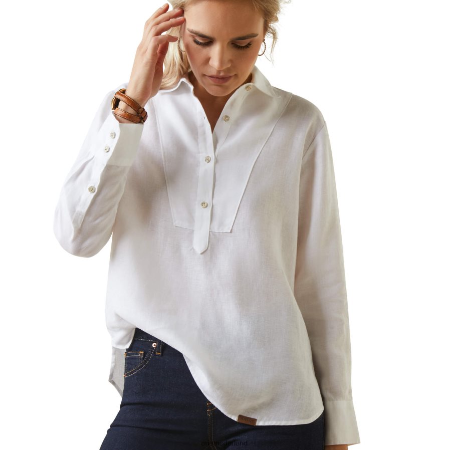wit cazadero-blouse Ariat vrouwen topjes PJ26LN2761