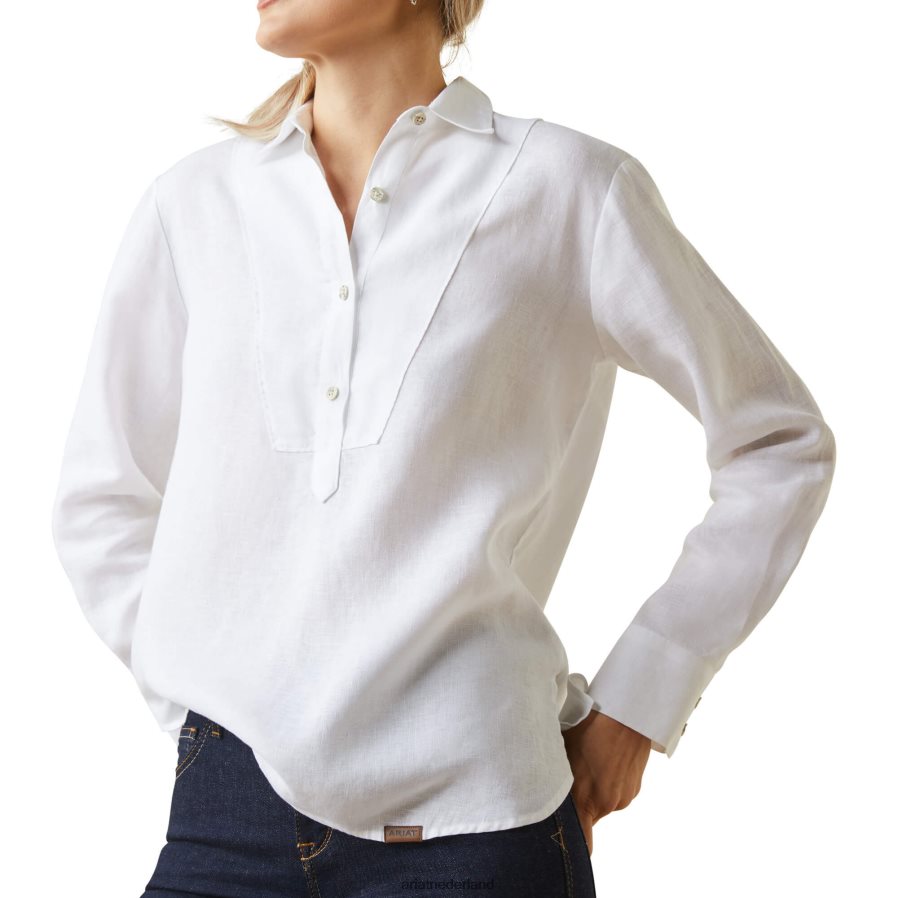 wit cazadero-blouse Ariat vrouwen topjes PJ26LN2761