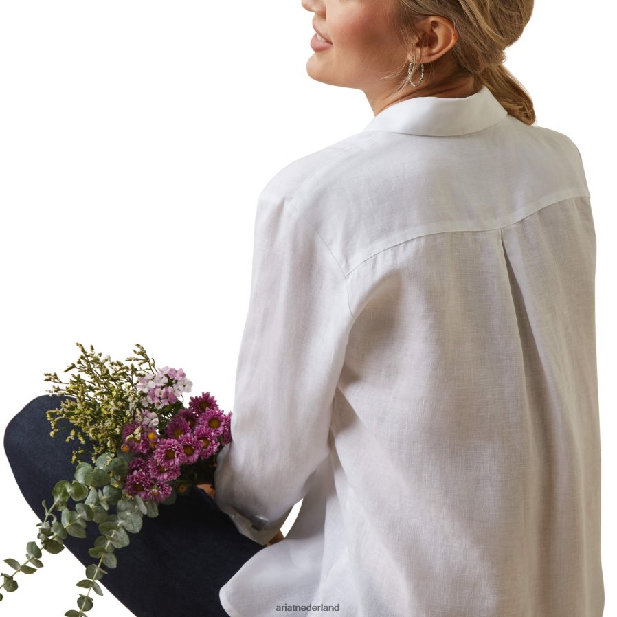 wit cazadero-blouse Ariat vrouwen topjes PJ26LN2761