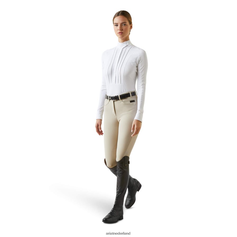 wit luxe showshirt Ariat vrouwen topjes PJ26LN3678