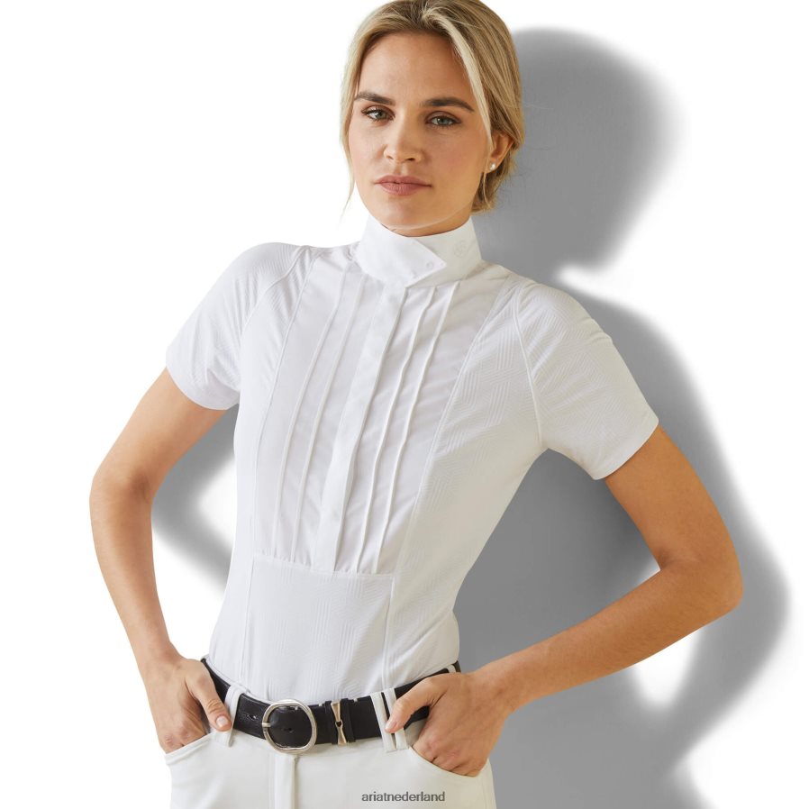 wit luxe showshirt Ariat vrouwen topjes PJ26LN3694