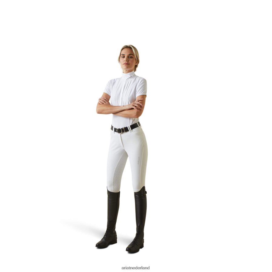 wit luxe showshirt Ariat vrouwen topjes PJ26LN3694