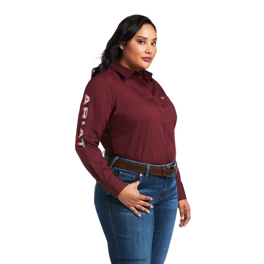 zinfandel team kirby stretchshirt Ariat vrouwen topjes PJ26LN2841