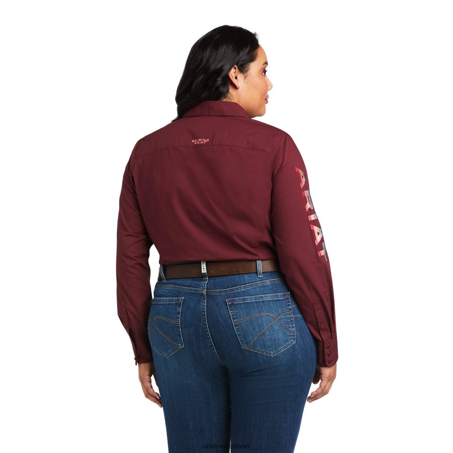 zinfandel team kirby stretchshirt Ariat vrouwen topjes PJ26LN2841