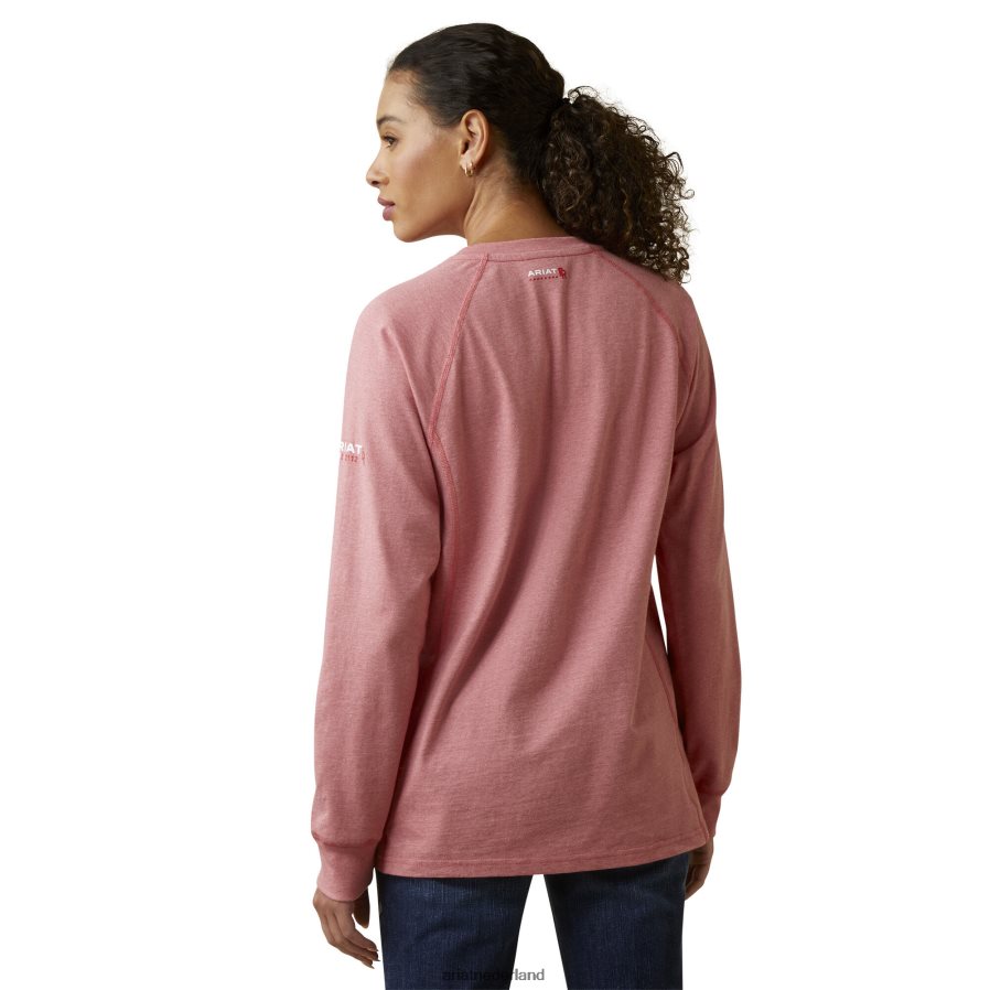 zonovergoten koraal van lucht henley Ariat vrouwen topjes PJ26LN3033