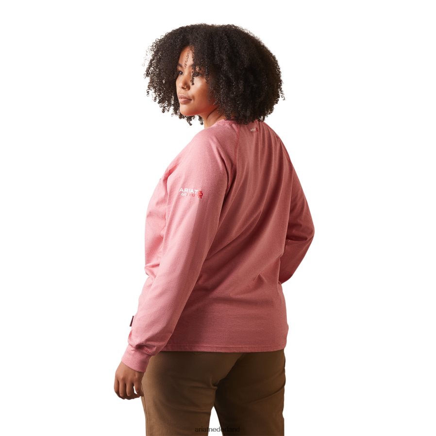 zonovergoten koraal van lucht henley Ariat vrouwen topjes PJ26LN3033