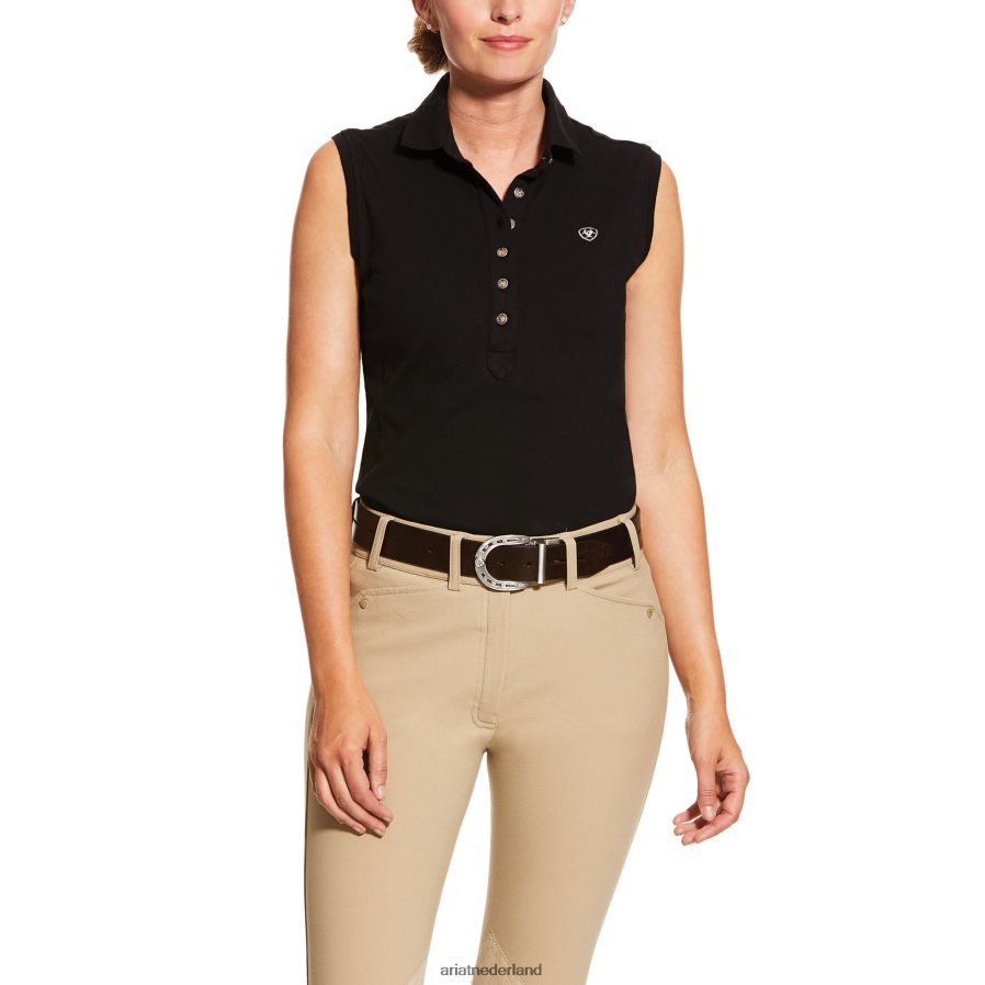 zwart prijs 2.0 poloshirt Ariat vrouwen topjes PJ26LN3250
