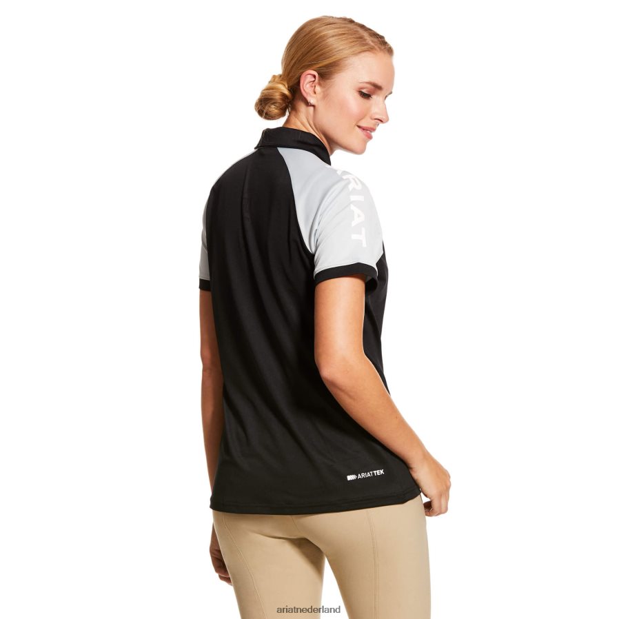 zwart team 3.0-polo Ariat vrouwen topjes PJ26LN3260